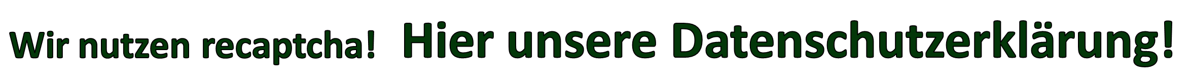 datenschutzerklärung recaptcha